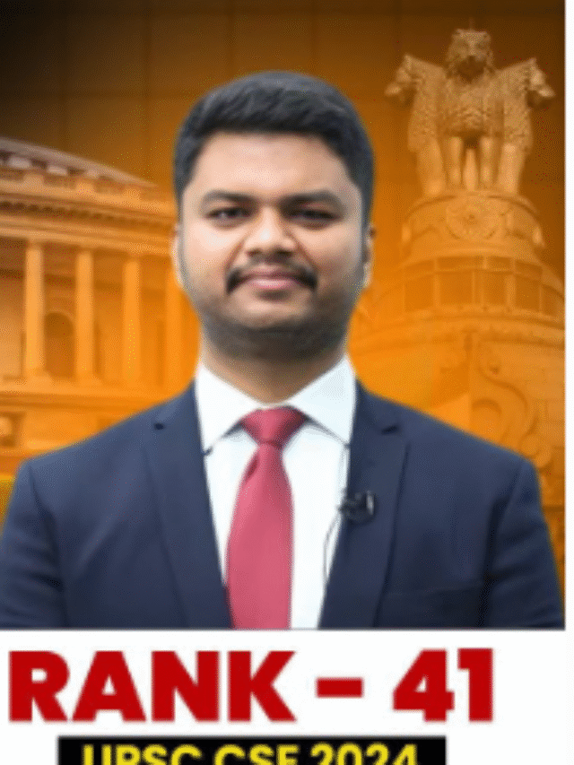 upsc topper rank 41 SACHIN BASAVARAJ GUTTUR   2024