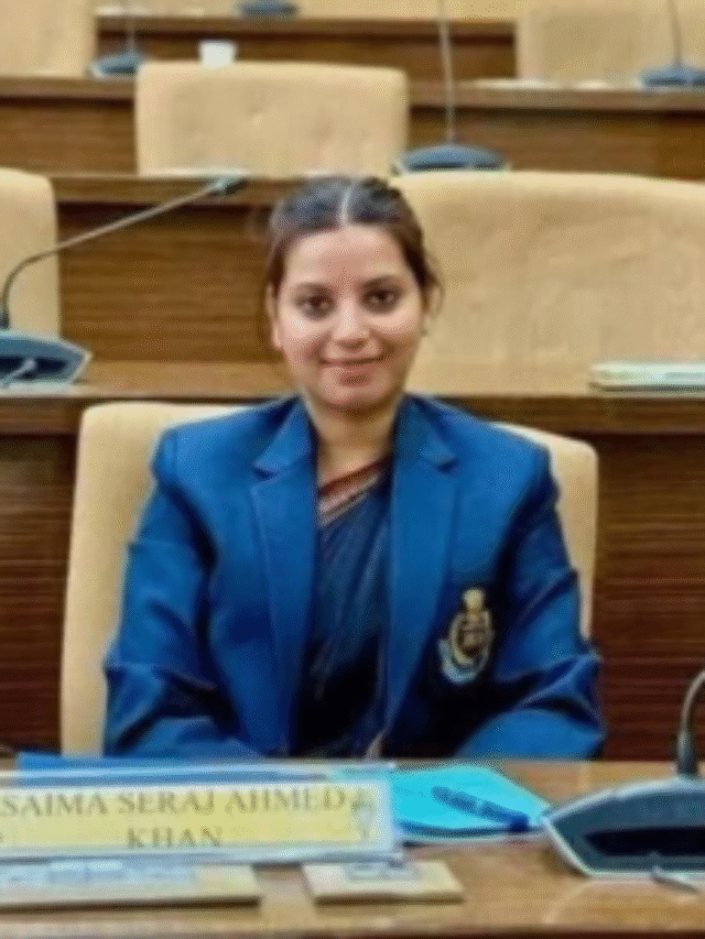 UPSC topper rank 135 KHAN SAIMA SERAJ AHMED 2025 to 2026